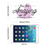 Inspirational Wooden Sign(You are Amazing Remember That)