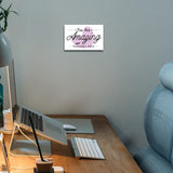 Inspirational Wooden Sign(You are Amazing Remember That)