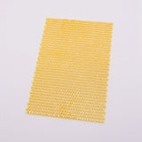 40 pc Plastic Elasticity Rhinestone Net, DIY Accessories, Festival Decoration Accessories, Gold, 183x122x2.5mm