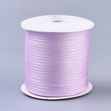 1 Roll Braided Nylon Ribbons, Pearl Pink, 3/8inch(10mm), about 25yards/roll(22.86m/roll)