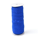 1 Roll Nylon Ribbon, Stripe Pattern, For Jewelry Making, Silver, 3/16 inch(5mm), 200yards/roll(182.88m/roll)