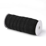 1 Roll Nylon Ribbon, Stripe Pattern, For Jewelry Making, Goldenrod, 3/16 inch(5mm), 200yards/roll(182.88m/roll)