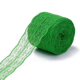 5 Roll Polyester Lace Trim, Lace Ribbon For Sewing Decoration, Green, 45mm, about 1- 3/4 inch(45mm) wide, about 10.93 yards (10m)/roll