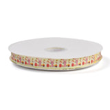 1 Roll Easter Themed Polyester Grosgrain Ribbons, Jacquard Ribbon, Garment Accessories, Colorful, Animal Pattern, 3/4 inch(18mm), about 100 yards/roll