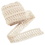 1 Set 10 Yards Cotton Tassel Fringe Trim, 2 Inch Lace Fibre Tassel Fringe Trim Antique White Lace Ribbon for Sewing Edging Trimming Curtain Blanket Hanging Rugs Clothing Home Decor