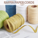 328 Yards 8mm Wide Raffia Ribbon Raffia Paper Craft Ribbon Packing Twine for Festival Christmas Gifts DIY Decoration and Weaving, Lime