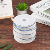 1 Roll 54.68Yard Flat Cotton Book Headbands Binding, with Plastic Spool 1/2inch Wide White Book Binding Endbands for Book Decoration