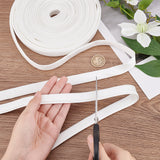 1 Box 39ft Women's Tie Back for Wedding Bridal Gown White Flat Polyester Grosgrain Ribbons for Wedding Dress Zipper Replacements