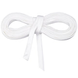 1 Box 39ft Women's Tie Back for Wedding Bridal Gown White Flat Polyester Grosgrain Ribbons for Wedding Dress Zipper Replacements