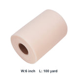 2 Roll OldLace Tulle Fabric Rolls Spool 6 Inches in Width for Wedding Party Decoration &Craft, 100yards/roll