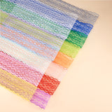 15 Rolls 165 Yards Mixed Color Floral Pattern Fabric Lace Ribbon by the Roll for Wedding Invitation, Cards, Decorating, Sewing, Hair Bow Making, Gift Package Wrapping, 1-3/4 Inch Wide