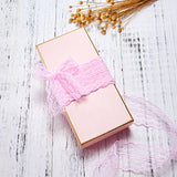 15 Rolls 165 Yards Mixed Color Floral Pattern Fabric Lace Ribbon by the Roll for Wedding Invitation, Cards, Decorating, Sewing, Hair Bow Making, Gift Package Wrapping, 1-3/4 Inch Wide