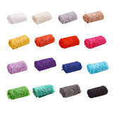 20 Yards Lace Fabric Stretch Elastic 2 inches Wide Trim Lace for Headbands Garters Wedding Bouquet Making - 20 Colors, 1 Yard Per Color