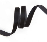 50 Yard 3/8 Velvet Ribbon for Gift Wrapping, Hair Bow Clip Making and Other Crafts Work, Black