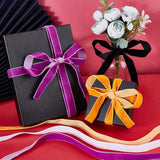 20 Bundles 4 Colors 5/8 Inch(16mm) Vintage Velvet Ribbon Single Face Wrapping Ribbon for Package Wrapping Hair Bow Clip Accessory Wedding Decoration DIY Craft