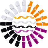 20 Bundles 4 Colors 5/8 Inch(16mm) Vintage Velvet Ribbon Single Face Wrapping Ribbon for Package Wrapping Hair Bow Clip Accessory Wedding Decoration DIY Craft