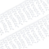 7.5 Yards Lace Trim with Leaf Tassel Ribbon White Sewing Fringe Trim Crafts Decorative Trim DIY Sewing Craft Lace Trim for Wedding Bridal Dress Party Clothes Decoration