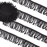 1 Set 10 Yards Curtain Fringes Bullion Fringe Trim, Black Fabric Trims and Embellishments Cotton Fibre Tassel Curtain Weights Fringes Sewing for DIY Decoration Curtain Sofa Clothes