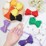 1 Set 2 Rolls Gingham Ribbon Black and White Plaid Burlap Ribbon Christmas Wrapping Ribbon Wired Plaid Ribbon for Christmas Wreaths Craft Holiday Decoration