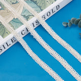 1 Bag 10 Yards Gold Braid Lace Trim 3/8 inch Wide Polyester Woven Gimp Braid Trim Centipede Decorated Lace Ribbon for Costume DIY Crafts Sewing Jewellery Making Home Decoration Beige