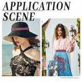 1 Bundle Embroidery Polyester Ribbons, Jacquard Ribbon, Garment Accessories, Floral Pattern, Black, 51mm, about 7m/bundle