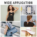 1 Roll Sparkle Polyester Ribbons, Glitter Ribbon, Hot Pink, 1-1/2inch(38mm), about 50yards/roll(45.72m/roll)