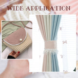 1 Bag 5 Yards Pearl Lace Edge Trim Ribbon Pearl Beaded Edge Fabric Band White Embroidered Applique Edging Trimmings DIY Sewing Craft Wedding Party Bridal Dress Clothes Headwear Accessories