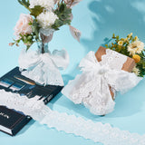 1 Bag 7.5 Yards Cotton Lace Trim Eyelet Embroidery Fabric Curtain Tablecloth Slipcover Bridal DIY Clothing/Accessories for DIY Craft Sewing Wedding Decoration 90Mm Wide