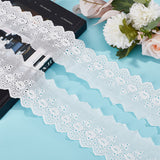 1 Bag 7.5 Yards Cotton Lace Trim Eyelet Embroidery Fabric Curtain Tablecloth Slipcover Bridal DIY Clothing/Accessories for DIY Craft Sewing Wedding Decoration 90Mm Wide