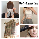 1 Bag 7.5 Yards Cotton Lace Trim Eyelet Embroidery Fabric Curtain Tablecloth Slipcover Bridal DIY Clothing/Accessories for DIY Craft Sewing Wedding Decoration 90Mm Wide