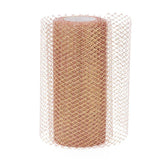 5 Roll Glitter Deco Mesh Ribbons, Tulle Fabric, Rhombus Mesh Tulle Fabric, for Wedding Party Decoration, Skirts Decoration Making, Orange, 5.86~5.94 inch(14.9~15.1cm),  10yards/roll