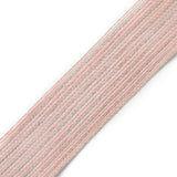 5 Roll Burlap Ribbon, Hessian Ribbon, Jute Ribbon, with Lace, for Jewelry Making, Mixed Color, 2-1/8 inch(55mm), about 2m/roll