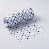 5 Roll Polka Dot Deco Mesh Ribbons, Tulle Fabric, Tulle Roll Spool Fabric For Skirt Making, White, 6 inch(15cm), about 10yards/roll(9.144m/roll)
