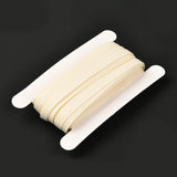 1 Roll Milk White Satin Ribbon Wedding Sewing DIY, 3/8 inch(10mm) wide, 25yards/roll(22.86m/roll)