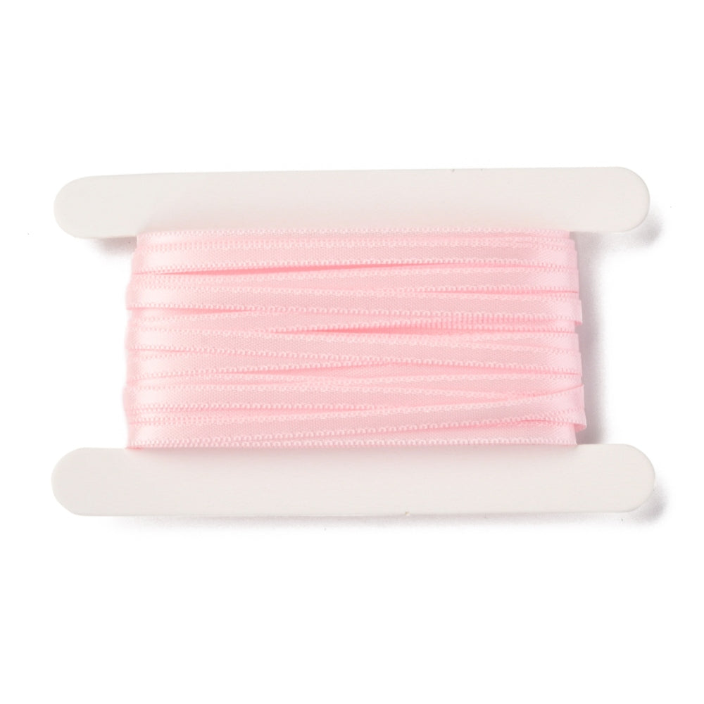 1 Roll Breast Cancer Pink Awareness Ribbon Making Materials Pink Satin Ribbon for DIY Craft Hair Accessories, about 3/4 inch(20mm) wide, 25yards/roll(22.86m/roll)