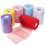 10 Roll Deco Mesh Ribbons, Tulle Fabric, Tulle Roll Spool Fabric For Skirt Making, Mixed Color, 6 inch(15cm), 100yards/roll(91.44m/roll)