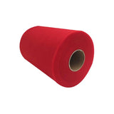5 Roll Deco Mesh Ribbons, Tulle Fabric, Tulle Roll Spool Fabric For Skirt Making, Dark Red, 6 inch(15cm), about 100yards/roll(91.44m/roll)