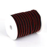 1 Roll Polyester Velvet Ribbon for Gift Packing and Festival Decoration, Saddle Brown, 1 inch(26mm), about 25yards/roll(22.86m/roll)