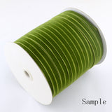 1 Roll Polyester Velvet Ribbon for Gift Packing and Festival Decoration, Gray, 1/8 inch(4mm), about 100yards/roll(91.44m/roll)