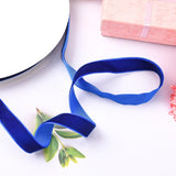1 Roll Polyester Velvet Ribbon for Gift Packing and Festival Decoration, Cornflower Blue, 1/4 inch(7mm), about 70yards/roll(64m/roll)
