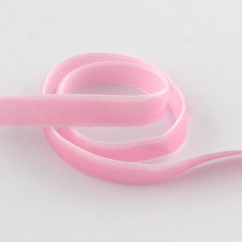 1 Roll Polyester Velvet Ribbon for Gift Packing and Festival Decoration, Pink, 3/4 inch(19mm), about 25yards/roll(22.86m/roll)