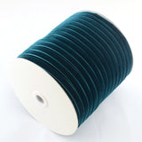 22 Bundle 5/8 inch Single Face Velvet Ribbon, Indigo, 5/8 inch(16mm), about 1.094yards/bundle(1m/bundle)
