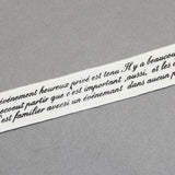5 Roll Words Printed Cotton Ribbon, Personalized Ribbon, Black, 5/8 inch(15mm), about 20yards/roll(18.28m/roll)