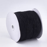 1 Bag 50M 10 Colors Wave Bending Fringe Trim, Sewing Ribbon, for Cloth Dress DIY Making Decorate, Mixed Color, 3/16 inch~3/8 inch(5~8.5mm), 5m/color