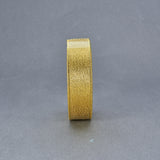 125Yards (5 rolls X 25yd) 1-inch Wide Premium Glitter Metallic Sparkle Fabric Ribbon for Wedding, Holiday, Home Decoration, Gift Wrap (Gold)