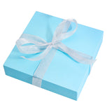 3 Roll Gradient Rainbow Color Polyester Chiffon Ribbon, for Craft Bows Gift Wrapping Wedding Decoration, Light Steel Blue, 1 inch(25mm), about 24.06 Yards(22m)/Roll