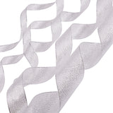 3 Roll Gradient Rainbow Color Polyester Chiffon Ribbon, for Craft Bows Gift Wrapping Wedding Decoration, Light Steel Blue, 1 inch(25mm), about 24.06 Yards(22m)/Roll
