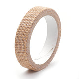 1 Bag Burlap Ribbon, Hessian Ribbon, Jute Ribbon, with Lace, for Jewelry Making, Tan, 1-1/8 inch(27~28mm), about 2.187yards/roll(2m/roll), 24rolls/bag