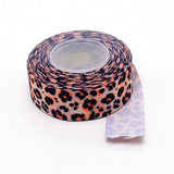 1 Bag 2 Sets 2 Colors Polyester Ribbons, with Plastic Buttons, Mixed Color, 18mm wide, 5m/set, 1 set/color