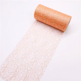 20 Yard Deco Mesh Ribbons, Tulle Fabric, Tulle Roll Spool Fabric For Skirt Making, Light Salmon, 6 inch(15cm)